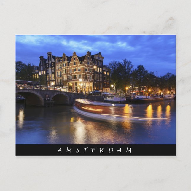Postal Postcard de Brouwersgracht (Anverso)