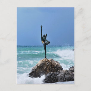 Postal Postcard de Budva Ballerina
