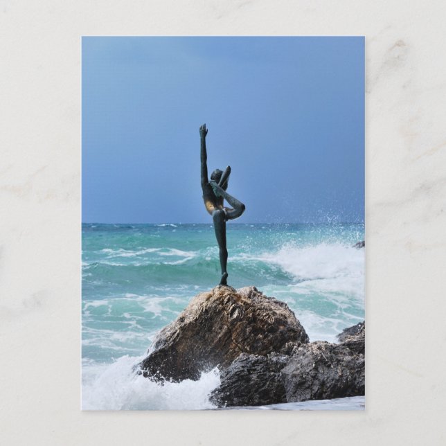 Postal Postcard de Budva Ballerina (Anverso)