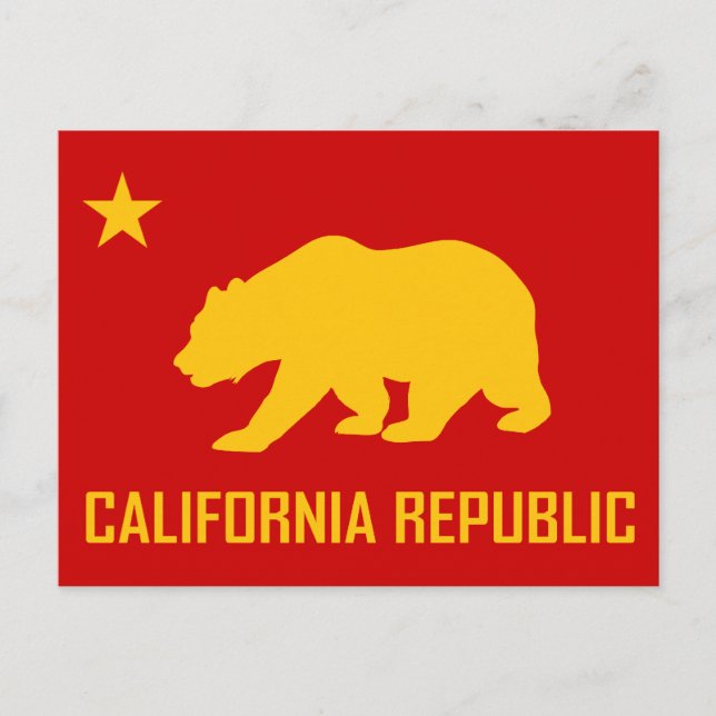 Postal Postcard de California (Anverso)