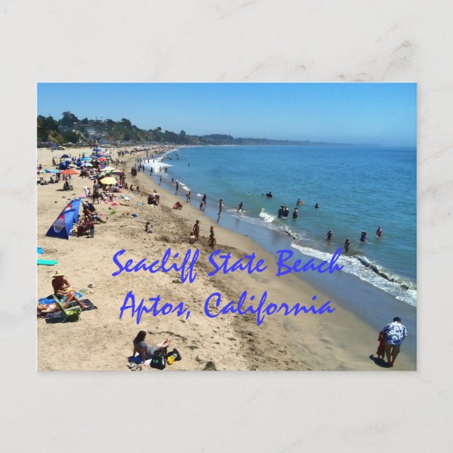 Postal Postcard de California Beach Parks (Anverso)