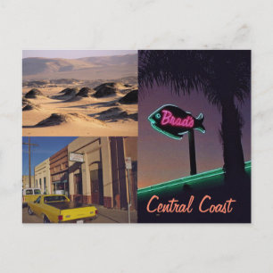 Postal Postcard de California (Costa Central)