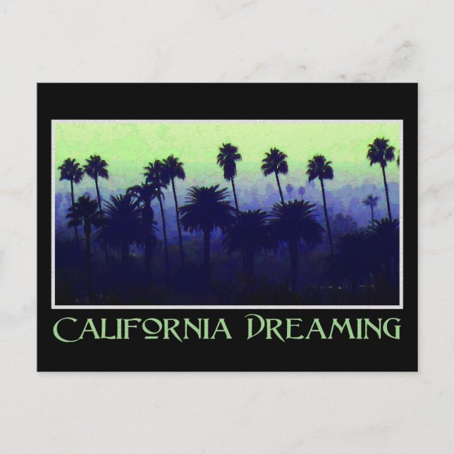 Postal Postcard de California Dreaming (Anverso)