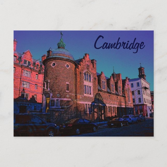 Postal Postcard de Cambridge (Anverso)