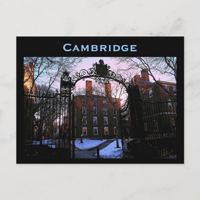 Postal Postcard de Cambridge (Anverso)