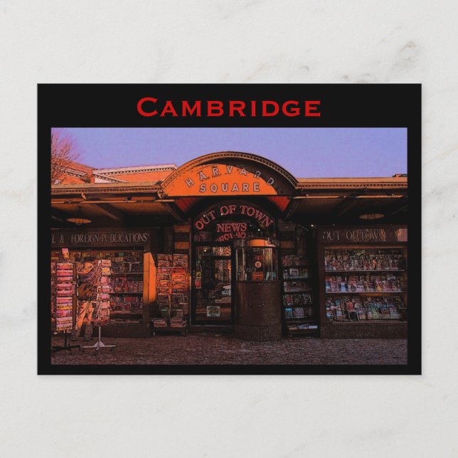 Postal Postcard de Cambridge (Anverso)