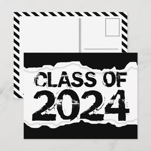 Postal Postcard de clase 2022 (página) (Anverso / Reverso)