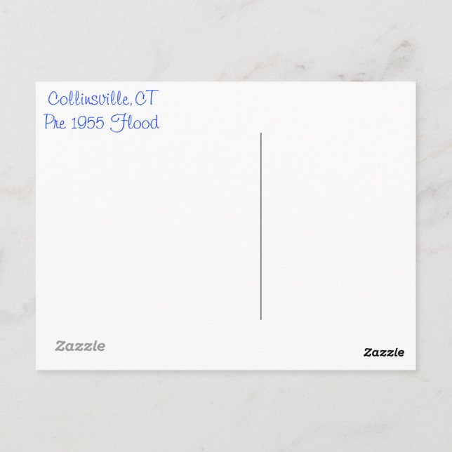 Postal Postcard de Collinsville (Reverso)