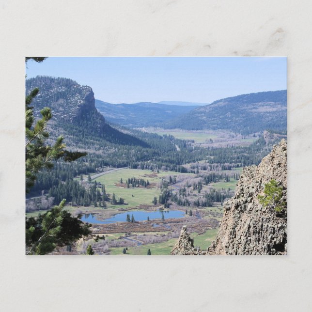 Postal Postcard de Colorado Mountain Valley (Anverso)