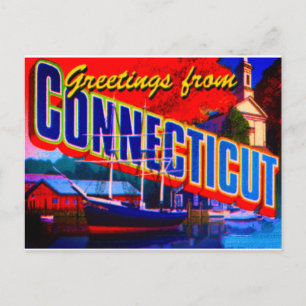 Postal Postcard de Connecticut