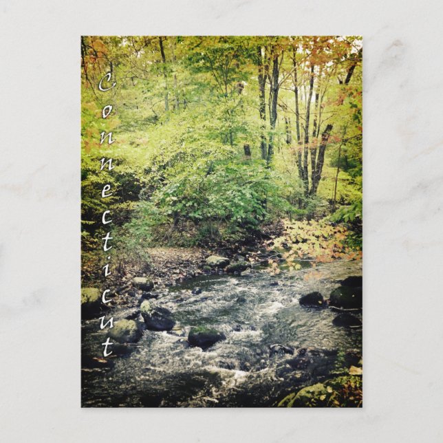 Postal Postcard de Connecticut (Anverso)