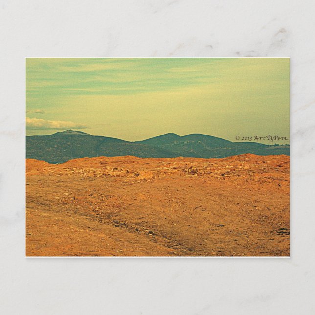 Postal Postcard de contornos (Anverso)