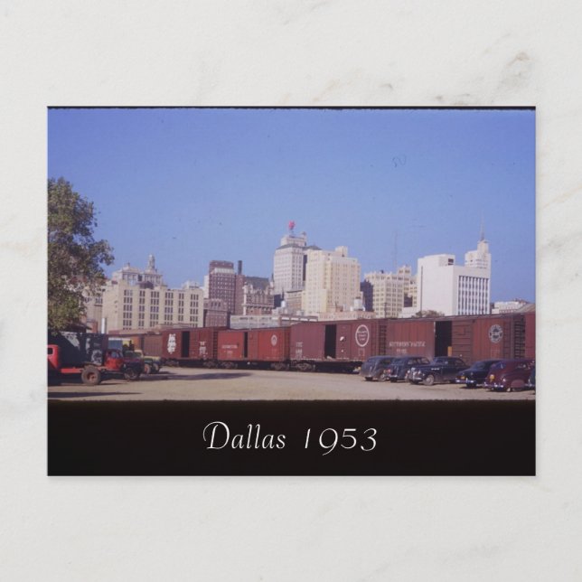 Postal Postcard de Dallas 1953 (Anverso)