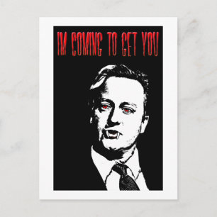Postal Postcard de David Cameron Sangod Sucker