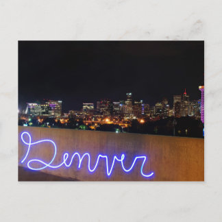 Postal Postcard de Denver Skyline