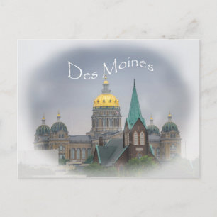 Postal Postcard de Des Moines Capitol