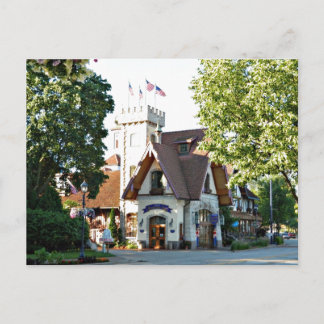 Postal Postcard de destino de viaje Frankenmuth Michigan