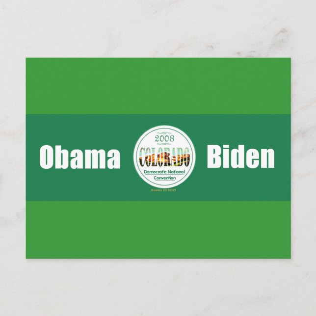 Postal Postcard de DNC Denver (Anverso)