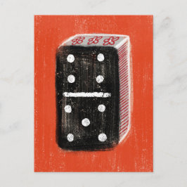 Postal Postcard de Domino