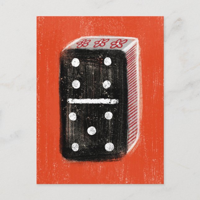 Postal Postcard de Domino (Anverso)