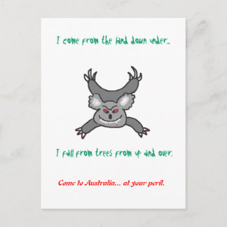 Postal Postcard de Dropbear Australis