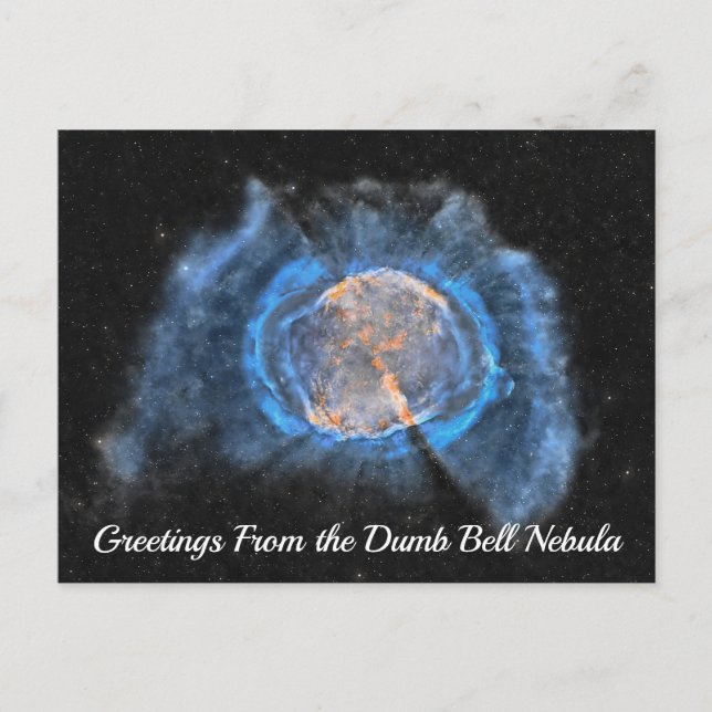 Postal Postcard de Dumb Bell Nebula (Anverso)