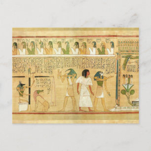 Postal Postcard de Egipto-Hieroglyphs