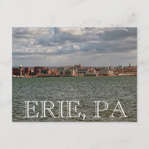 Postal Postcard de Erie PA