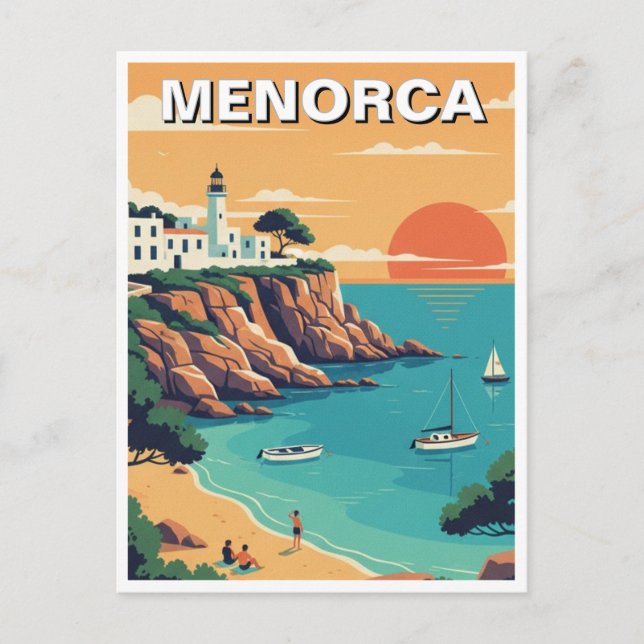 Postal Postcard de España Menorca (Anverso)