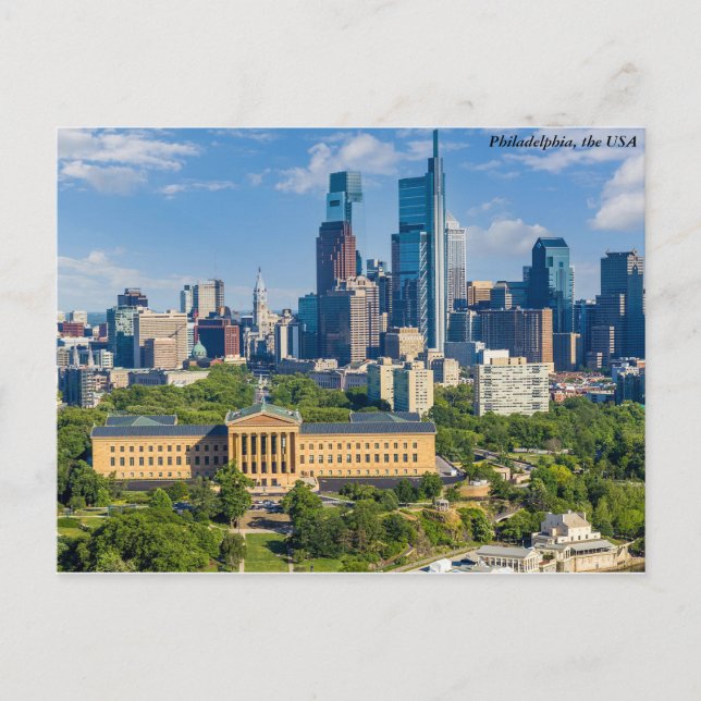 Postal Postcard de Filadelfia (Anverso)