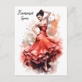 Postal Postcard de Flamenco Dance España - Mundo de la da