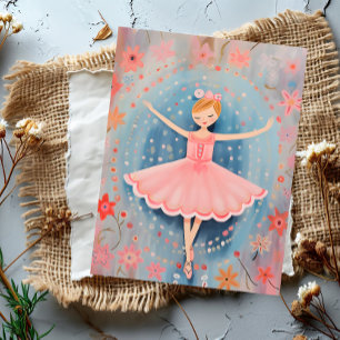 Postal Postcard de Floral Dream Ballerina