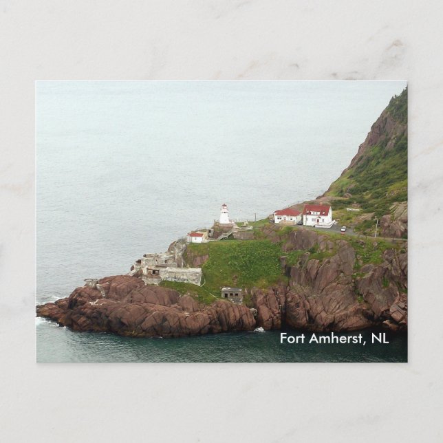 Postal Postcard de Fort Amherst (Anverso)