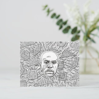 Postal Postcard de Frantz Fanon
