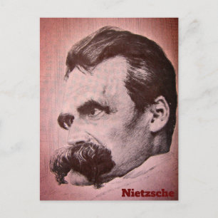 Postal Postcard de Friedrich Nietzsche (dibujado por Hans