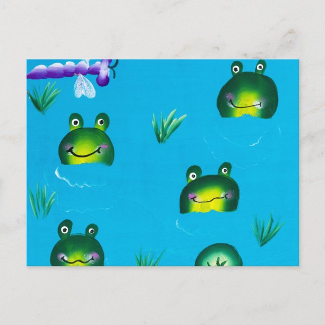 Postal Postcard de FROGGIE POND (Anverso)