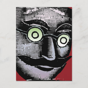 Postal Postcard de gafas