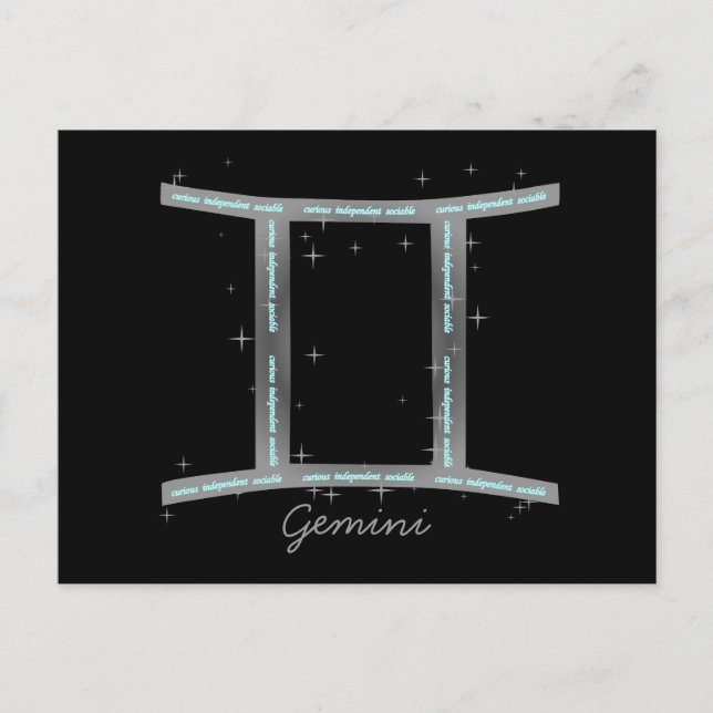 Postal Postcard de Gemini (Anverso)