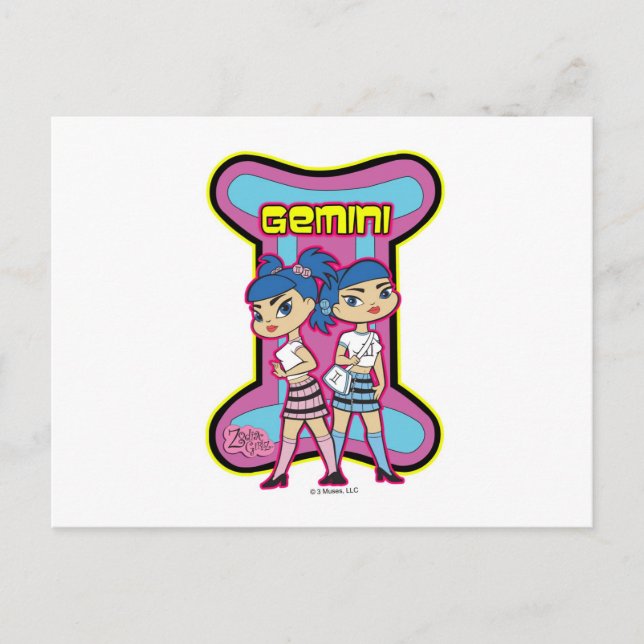 Postal Postcard de Gemini (Anverso)