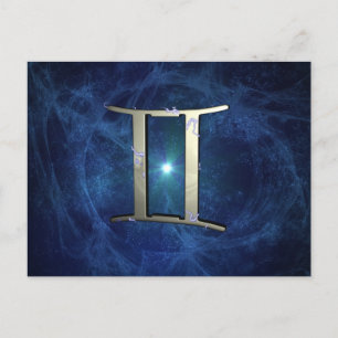 Postal Postcard de Gemini