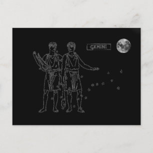 Postal Postcard de Gemini