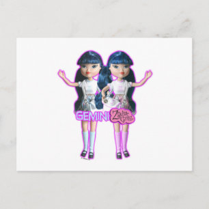 Postal Postcard de Gemini