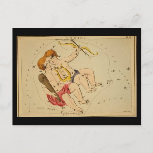 Postal Postcard de Gemini (Anverso)