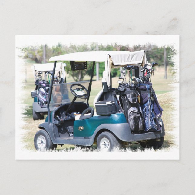 Postal Postcard de Golfcart (Anverso)