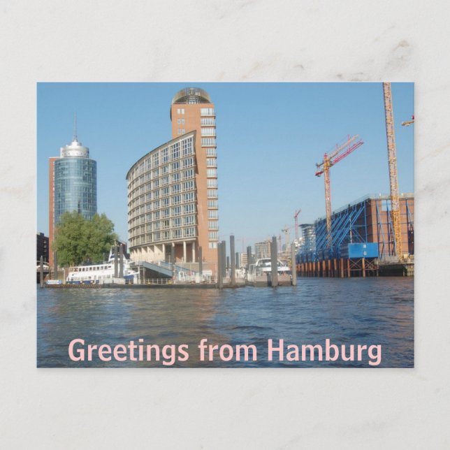 Postal Postcard de Hamburgo (Anverso)