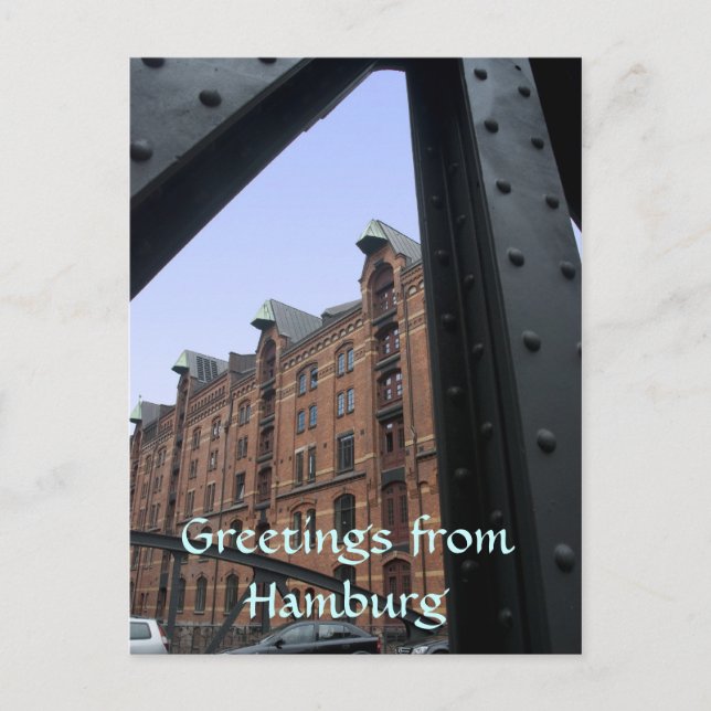 Postal Postcard de Hamburgo (Anverso)