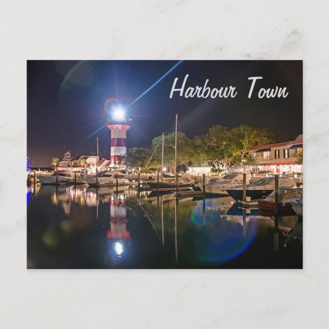 Postal Postcard de Harbour Town Hilton Head (Anverso)