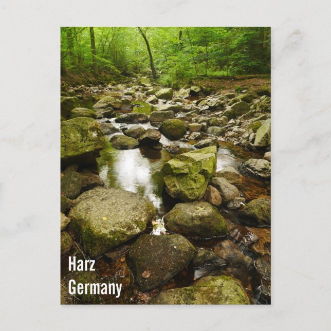 Postal Postcard de Harz Alemania (Anverso)