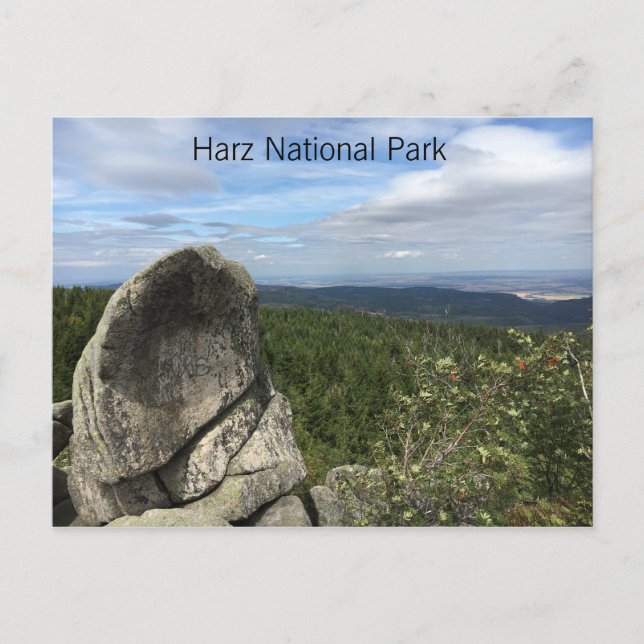 Postal Postcard de Harz Alemania (Anverso)