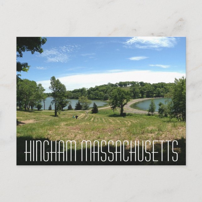 Postal Postcard de Hingham Massachusetts (Anverso)